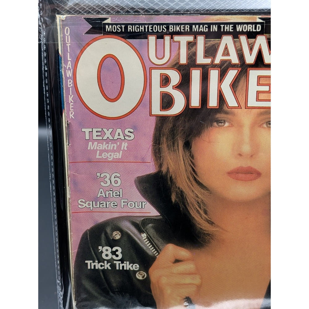 ORIGINAL Vintage February 1989 Outlaw Biker Motorcycle Magazine - Picture 5 of 6